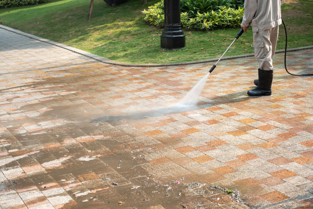 driveway cleaning in Woking